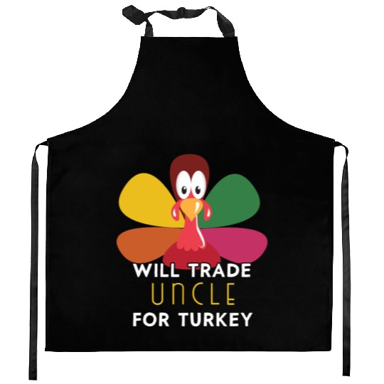 Thanksgiving for Kids Will Trade Uncle for Turkey Kitchen Aprons