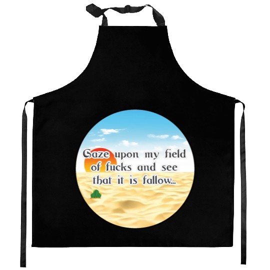 No Fucks Given I Dont Care Fuck Off No F*cks Cacti Kitchen Aprons