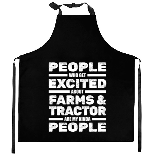 Farming Farmer Tractor Kitchen Aprons