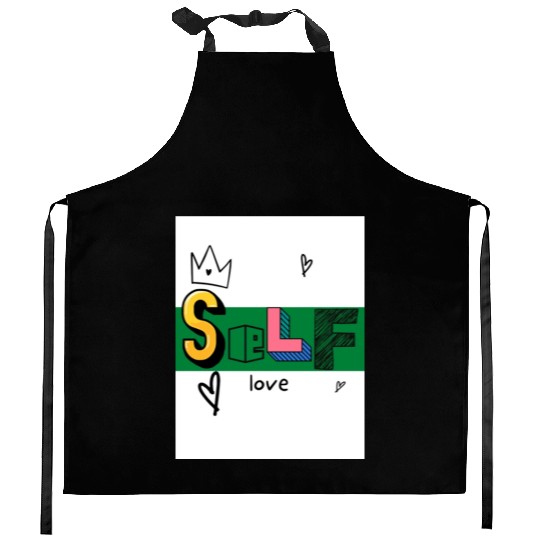 Self Love Kitchen Aprons