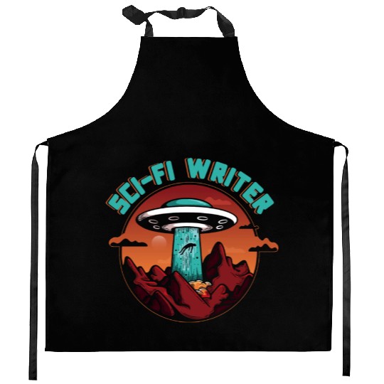 Sci Fi Writer Alien Science Fiction Author Kitchen Aprons