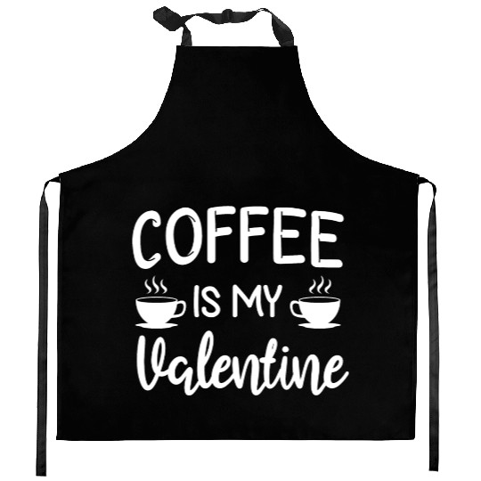 Coffee Is My Valentine His Her Gift Coffee Lover Kitchen Aprons