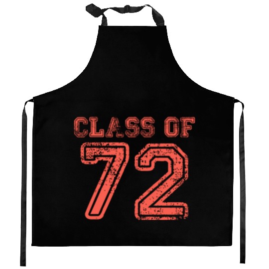 GRADUATION 1972 class of 1972 Kitchen Aprons