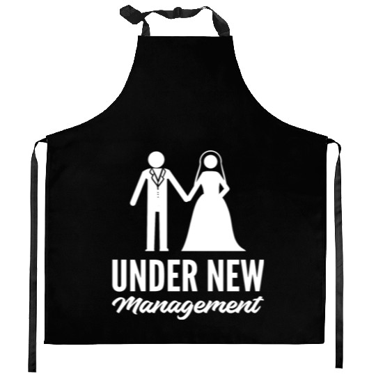 Under New Management Joker Gift Kitchen Aprons