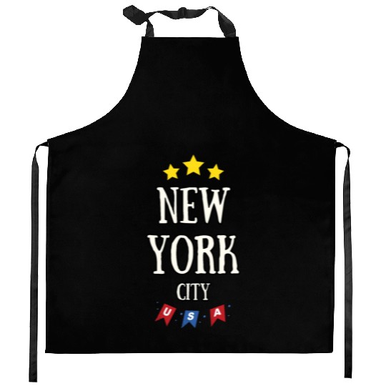 New York City Lovers Kitchen Aprons