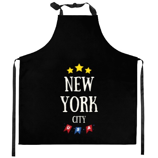 New York City Lovers Kitchen Aprons