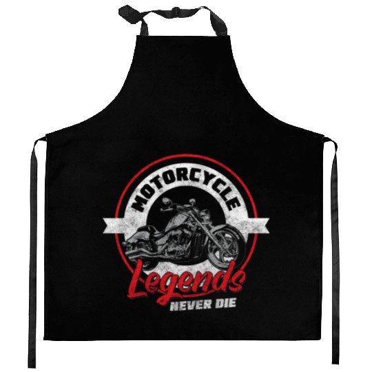 Biker Hard Rock Racing Sport Kitchen Aprons