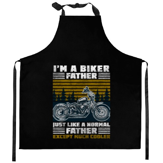 Motorbike Chopper Racing Cross Kitchen Aprons
