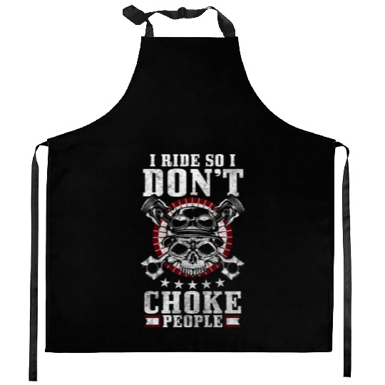 Biker Chopper Husqvarna Motorsport Kitchen Aprons