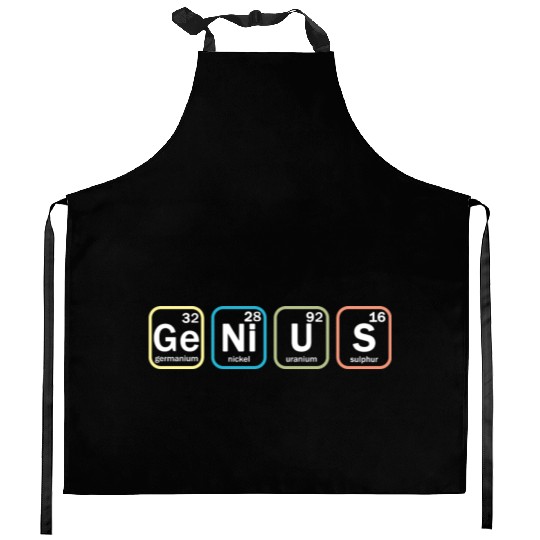 Funny Science Periodic Table Chemistry Teacher Kitchen Aprons