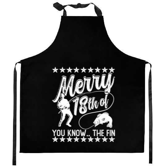 Joe Biden Fishing Kitchen Aprons