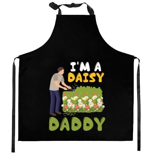 Daisy Garden Gardening Gardener Kitchen Aprons