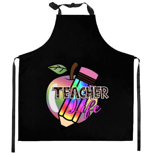 Teacher, Teacher Life Kitchen Aprons