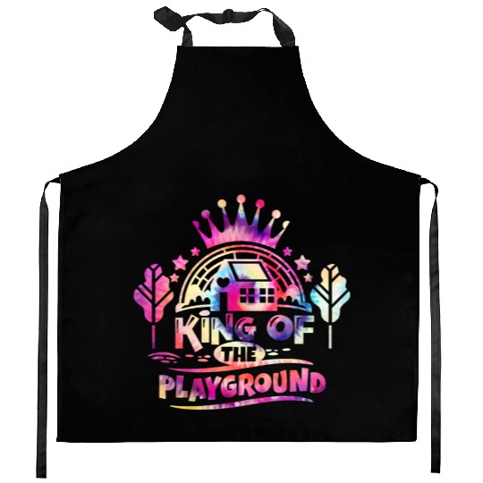 King of the Playground Back to School Kitchen Aprons