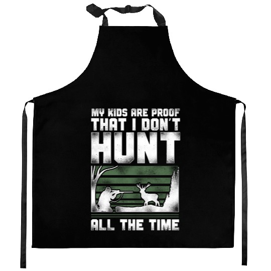 Buck Deer Hunting Hunter Vintage Kitchen Aprons