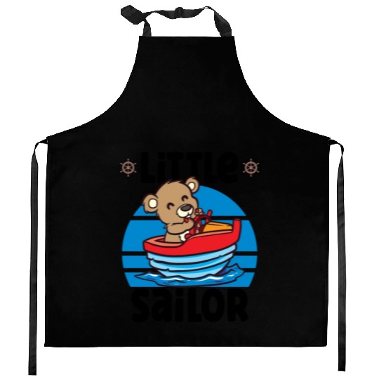 Sailing Sailboat Boating Kid Child Yacht Boat Kitchen Aprons