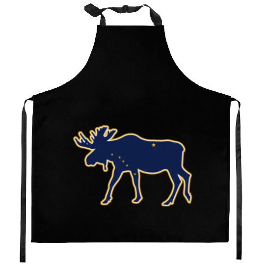 Alaska Kitchen Aprons Men's Women Children USA North Pole
