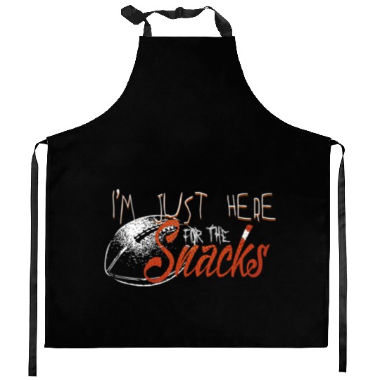 I'm just here for the snacks Kitchen Aprons