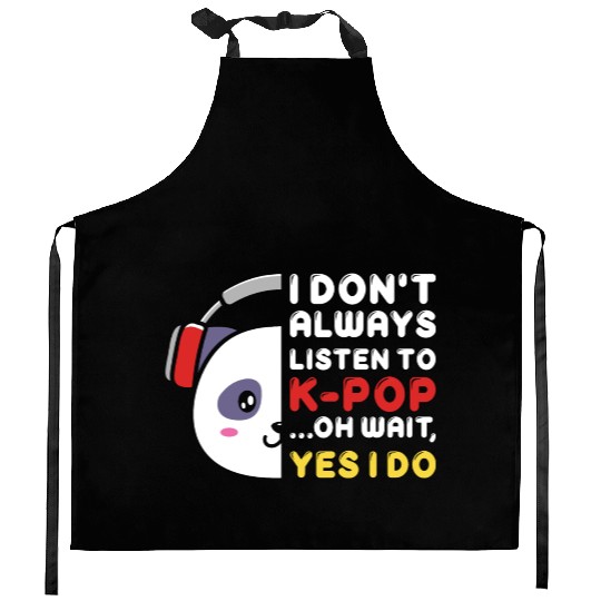 kpop always, k pop music, korean pop music Kitchen Aprons