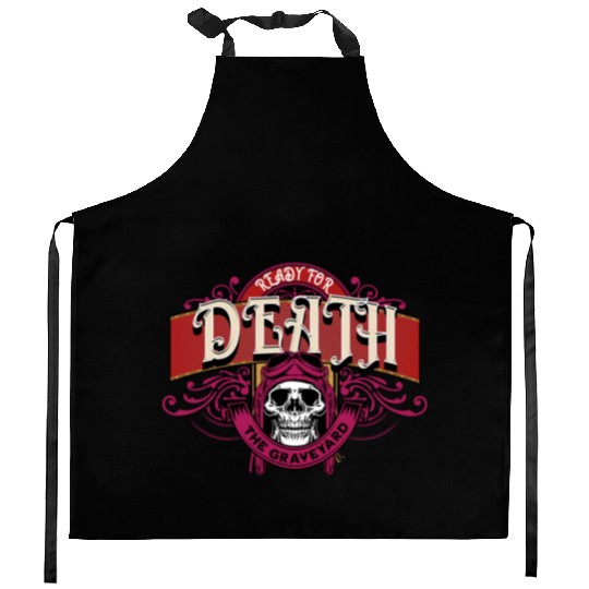 Death:The Graveyard Kitchen Aprons