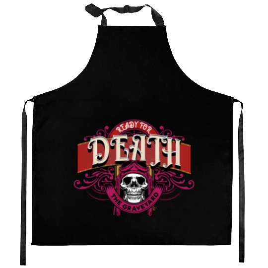 Death:The Graveyard Kitchen Aprons