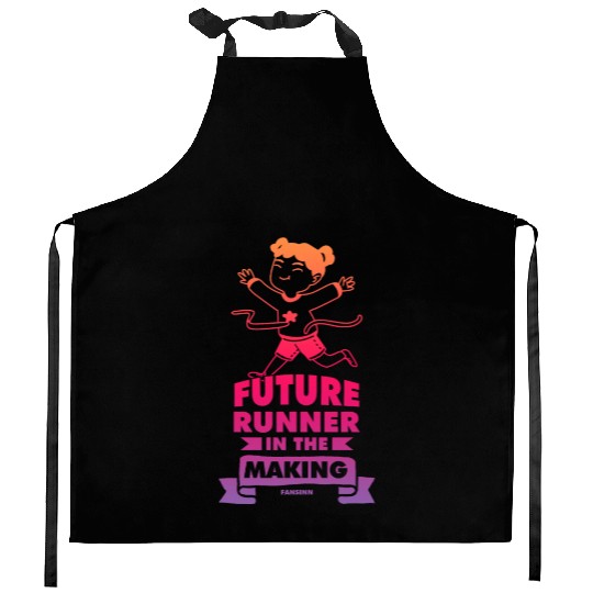 Run jogging sport race training gift Kitchen Aprons