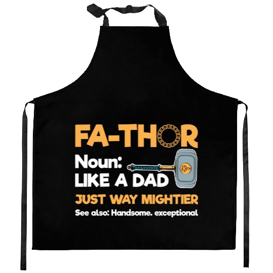Thor Father Axe Kitchen Aprons