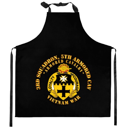 Army 3rd Squadron 5th Armored Cav Vietnam War Kitchen Aprons