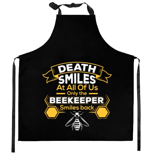 Smiles At Us Beekeeper Kitchen Aprons