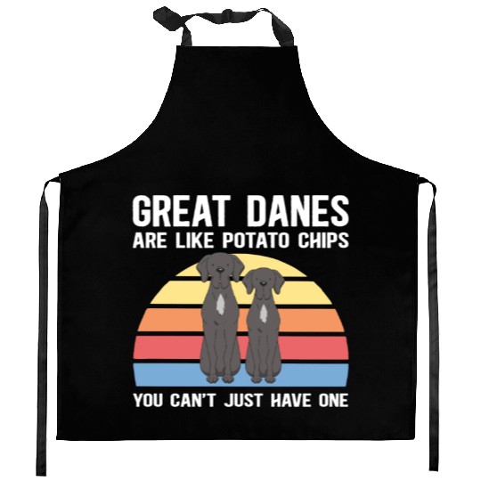 Great Danes Are Like Great Dane Dogs Kitchen Aprons