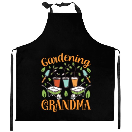 Gardening Grandma Garden Granny Gardener Kitchen Aprons