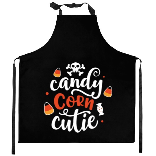 Candy Corn Cutie Halloween Holiday Scary Kitchen Aprons