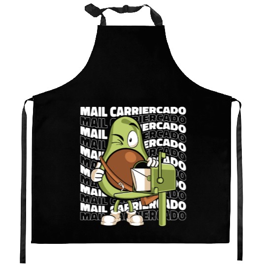 Mailman Postal Worker Mail Carrier Kitchen Aprons