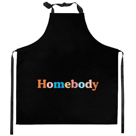 Retro Homebody Rather Be Inside Vintage Introvert Kitchen Aprons