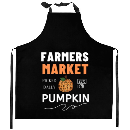 Farmers Market Pumpkin Kitchen Aprons