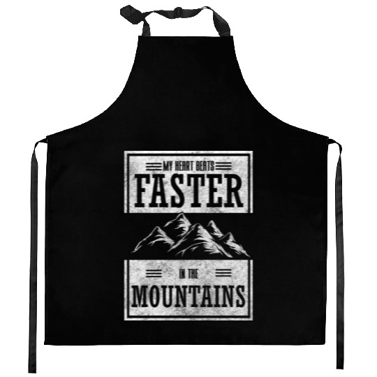 Mountaineering Rock Climbing Kitchen Aprons