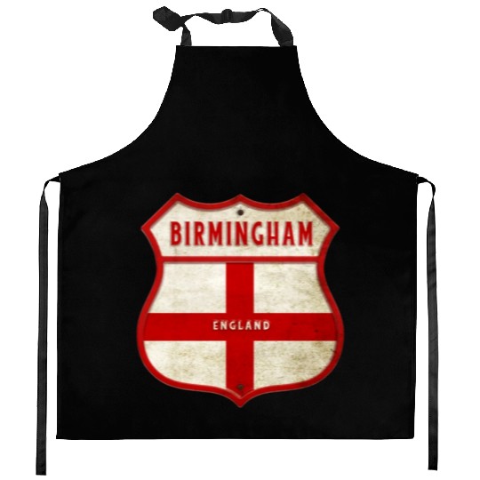 Birmingham England coat of arms Kitchen Aprons