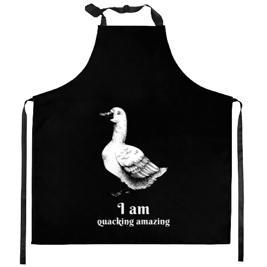 I Am Quacking Amazing! Cool Duck Kitchen Aprons