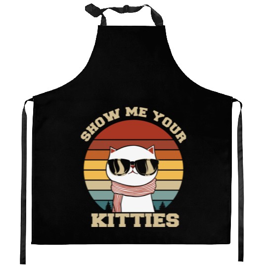 Show me your Kitties Cat Lover Kitchen Aprons