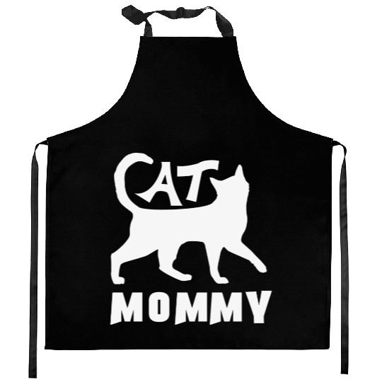 Cat Mommy Cat Lover Kitchen Aprons