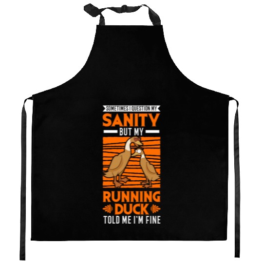 Running Duck Sanity Kitchen Aprons