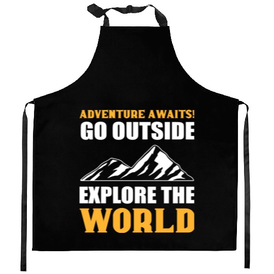 Explore the World Courageous Person Gift Kitchen Aprons