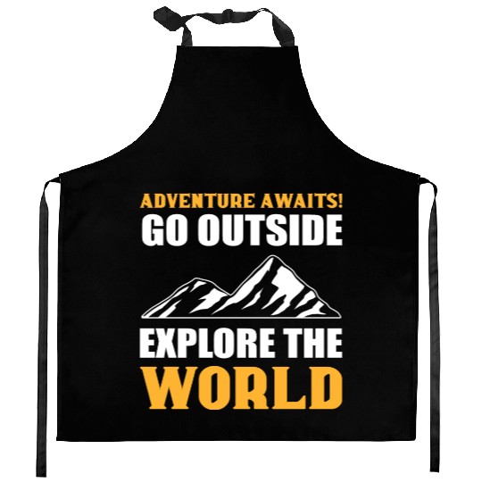 Explore the World Courageous Person Gift Kitchen Aprons