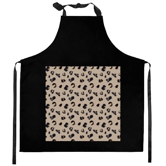 Leopard Animal Print Pattern Kitchen Aprons