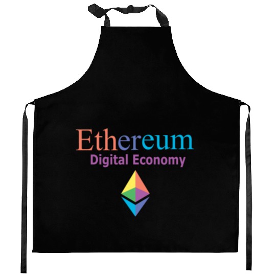 ETHEREUM DIGITAL ECONOMY Kitchen Aprons