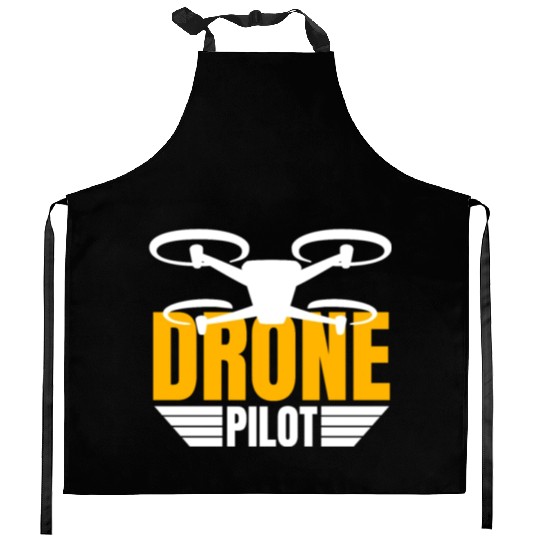 Drone Drone Pilot Drone Operator Quadrocopter Kitchen Aprons