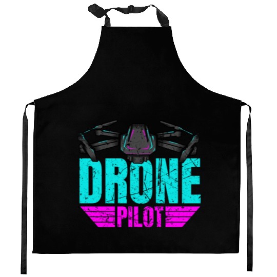 Drone Drone Pilot Drone Operator Quadrocopter Kitchen Aprons