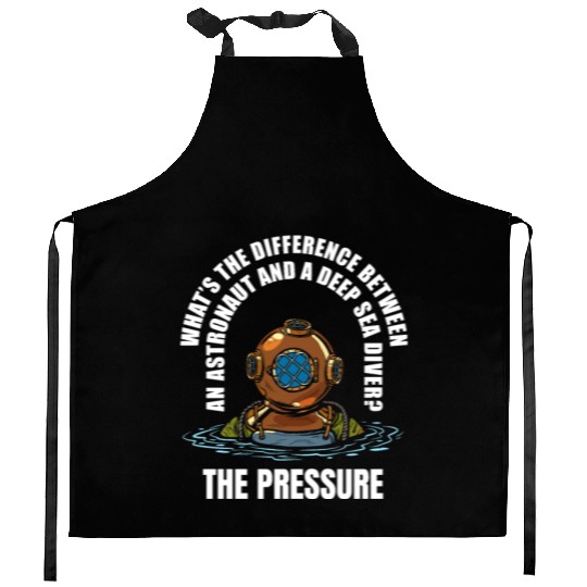 Scuba Diving Diver Kitchen Aprons