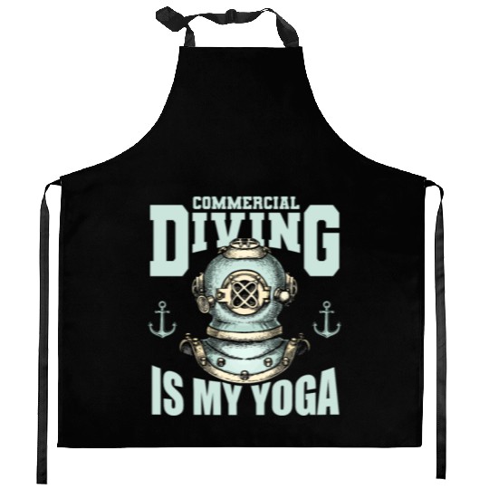 Scuba Diving Diver Kitchen Aprons