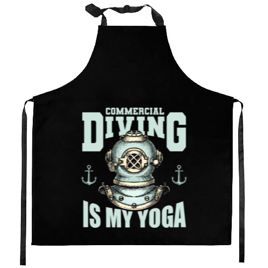 Scuba Diving Diver Kitchen Aprons